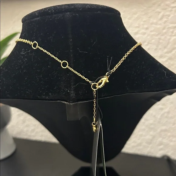 Kate Spade Gold Necklace with Pink Pendant - Picture 4 of 4